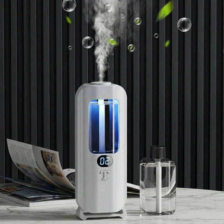 Aromatherapy Diffuser Air Humidifier Digital Display LED Lights - Lenila