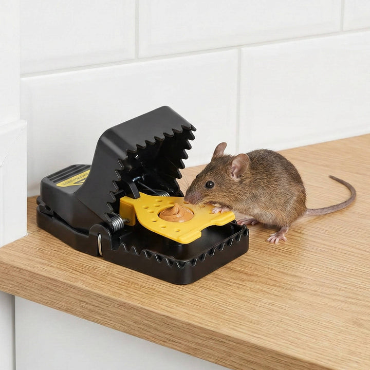 Unisex Snap Mouse Trap High Sensitivity Trigger Safe No Touch Disposal - Lenila