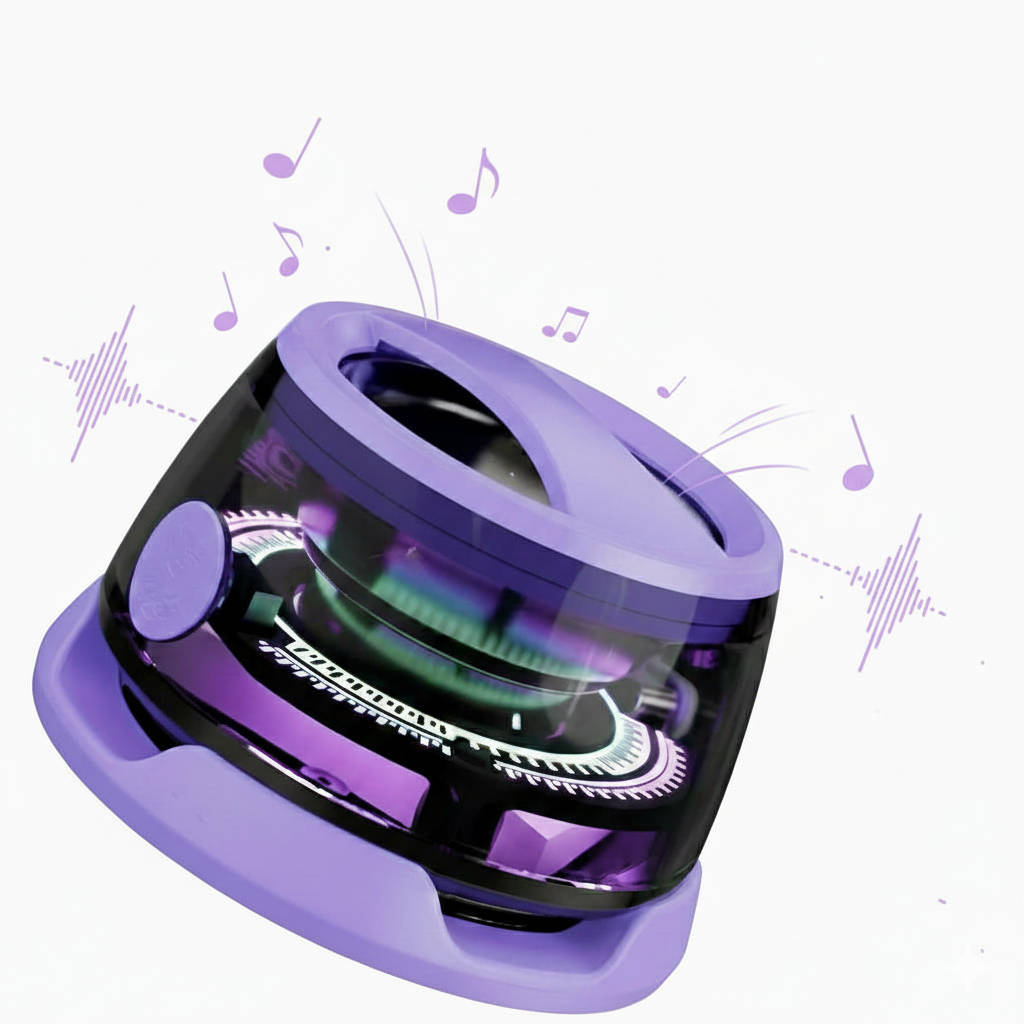 Wireless Bluetooth Mini Speaker with Magnetic and RGB Lights - Lenila