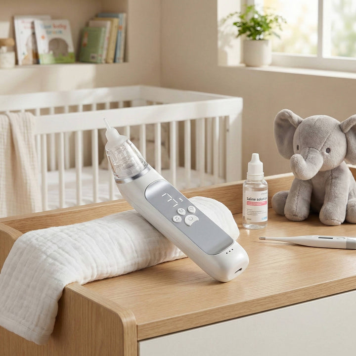 Electric Baby Nasal Aspirator Rechargeable Suction with Music
