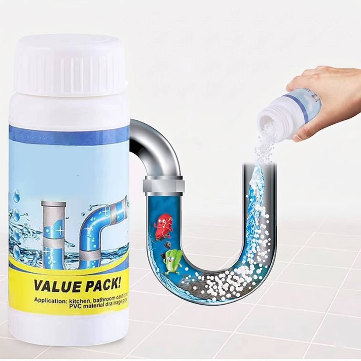 Drain Cleaner with Fast-Acting Foam Formula for Kitchen and Bathroom