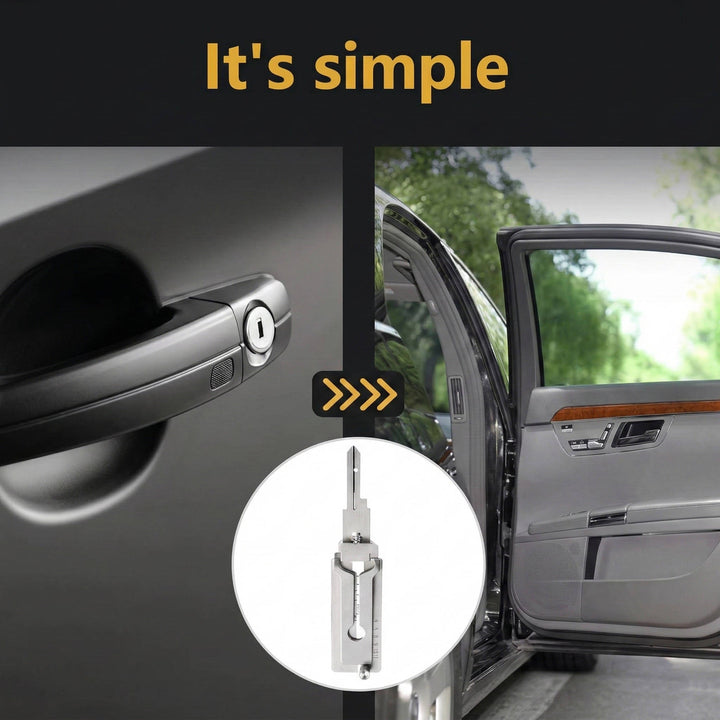 Locksmith Tool with Lock Decoding and Picking Features