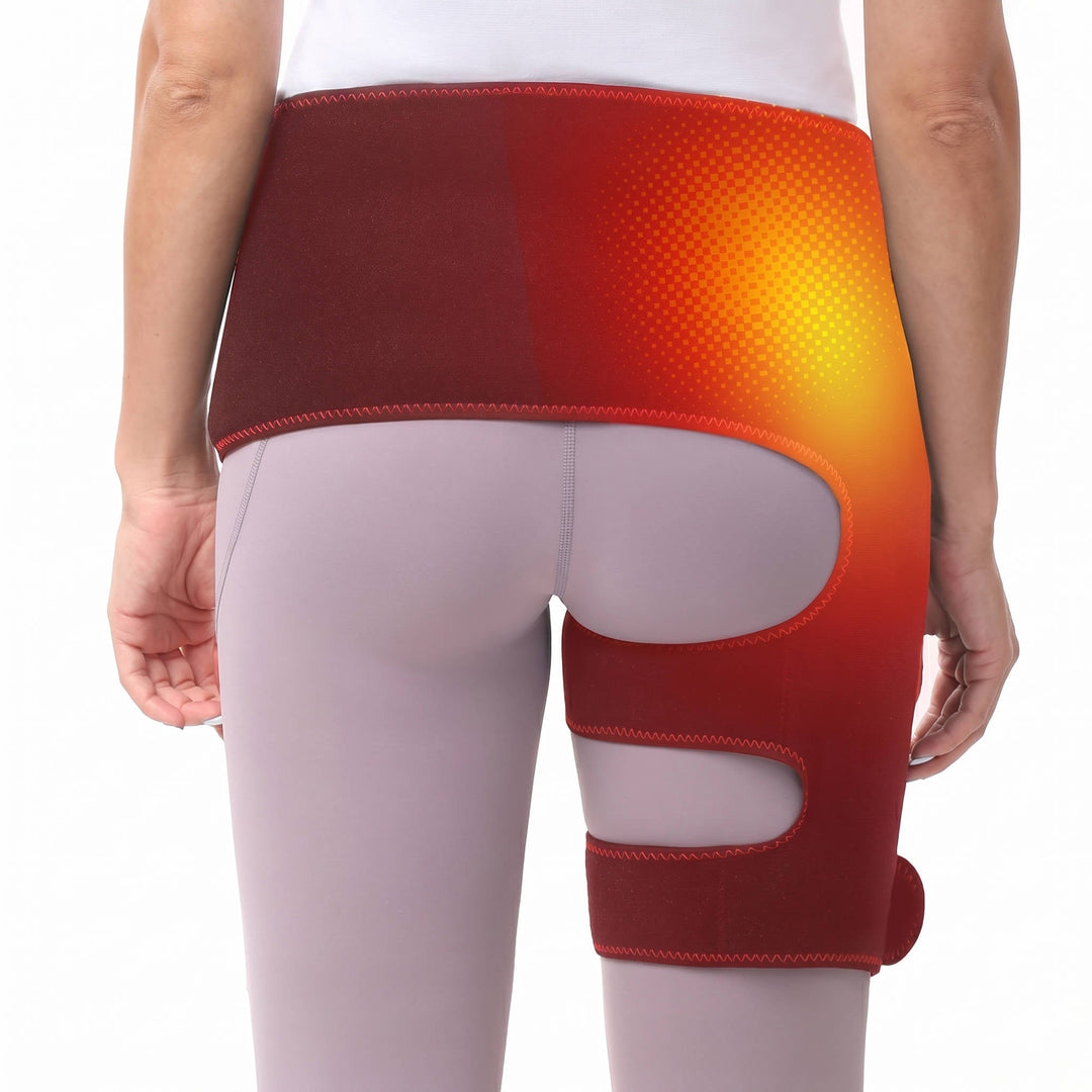 Electric Hip and Lower Back Heating Wrap with Graphene Adjustable Fit