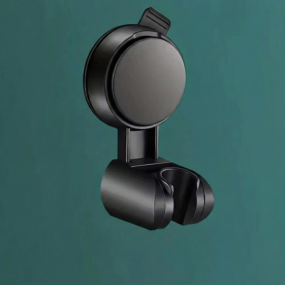 Universal Shower Head Holder Adhesive Mount No-Drill Installation