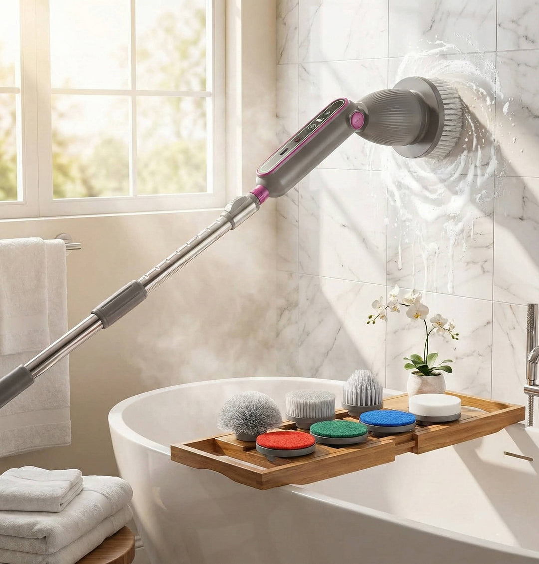 Electric Spin Scrubber Cleaning Brush Cordless