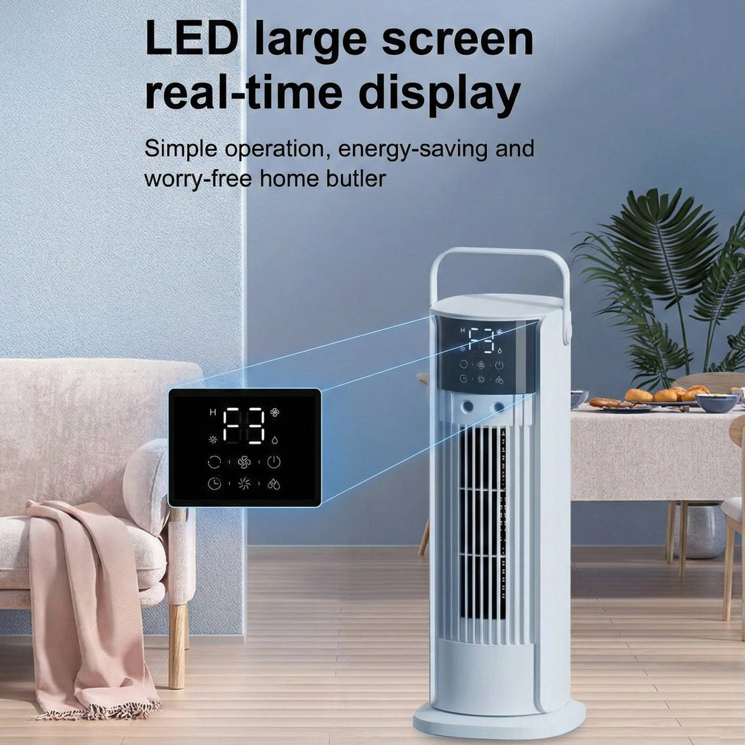Portable Air Conditioner with Handle Digital Display Compact Design
