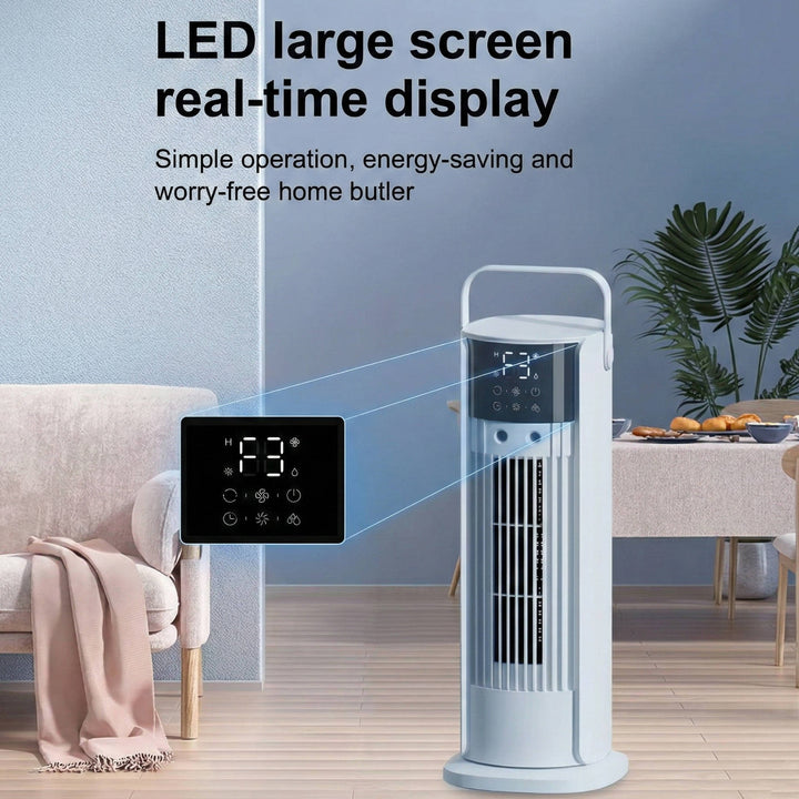Portable Air Conditioner with Handle Digital Display Compact Design
