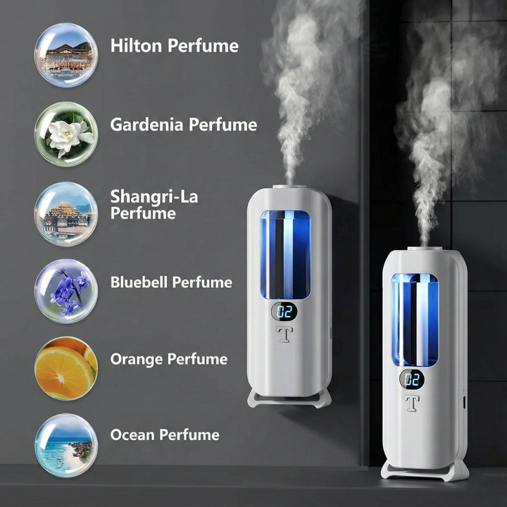 Aromatherapy Diffuser Air Humidifier Digital Display LED Lights