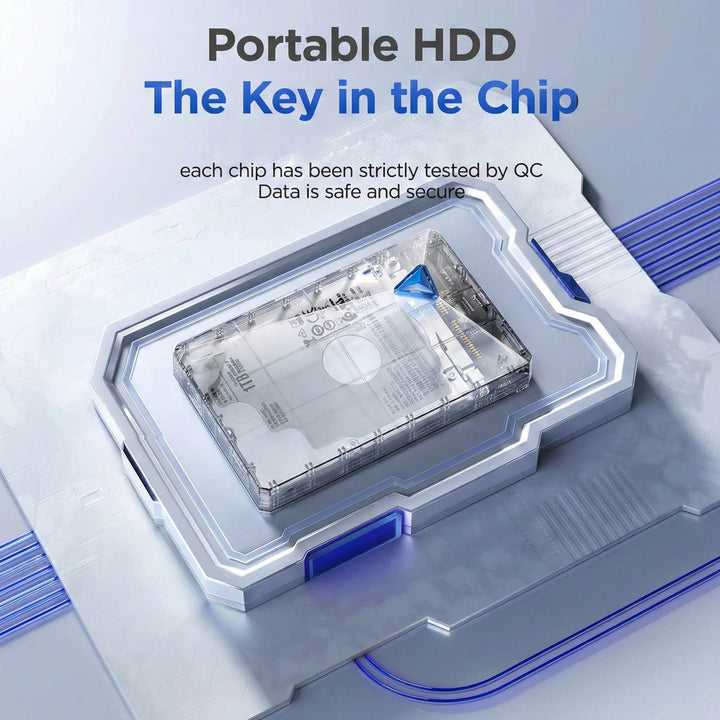 External Hard Drive Portable USB High Speed HDD Storage