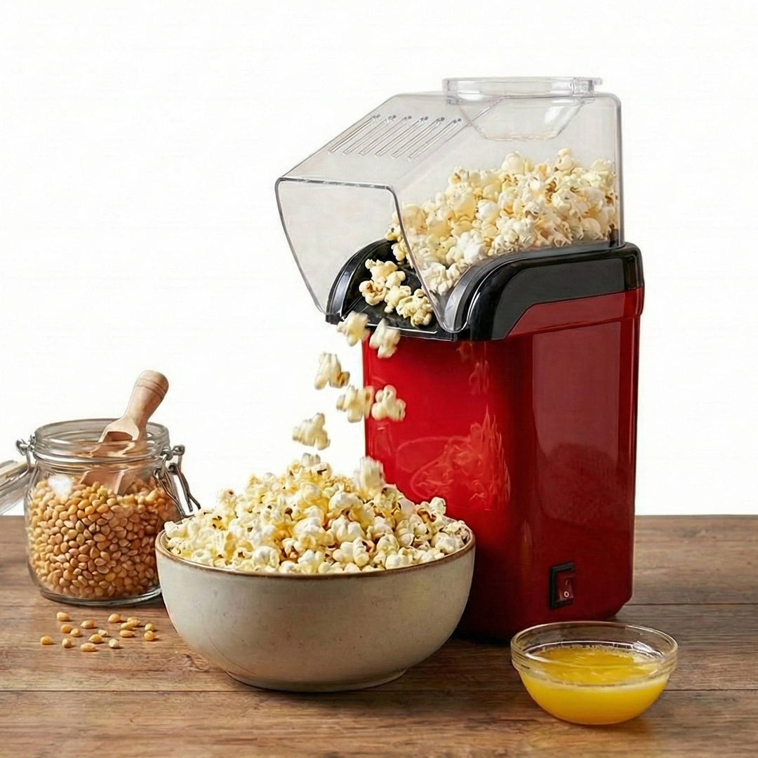 Electric Air Popcorn Maker 1200W Fast Heating Healthy Snack