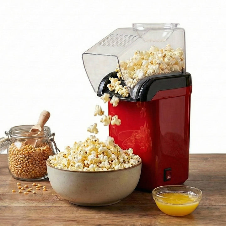 Electric Air Popcorn Maker 1200W Fast Heating Healthy Snack