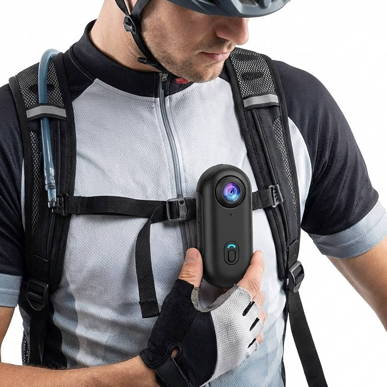 Mini Action Bike Camera with Magnetic Mount Kit - Lenila