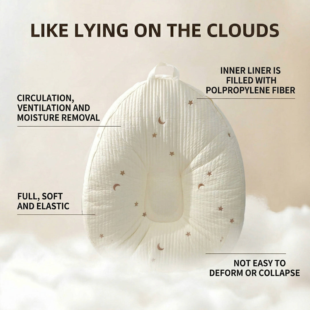 Baby Lounger Pillow Ergonomic Cotton Nest Anti Reflux Support