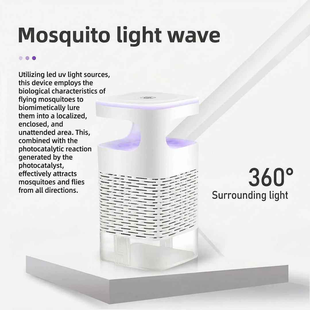 Indoor UV Mosquito Trap Zapper with Auto Suction Bug Catcher