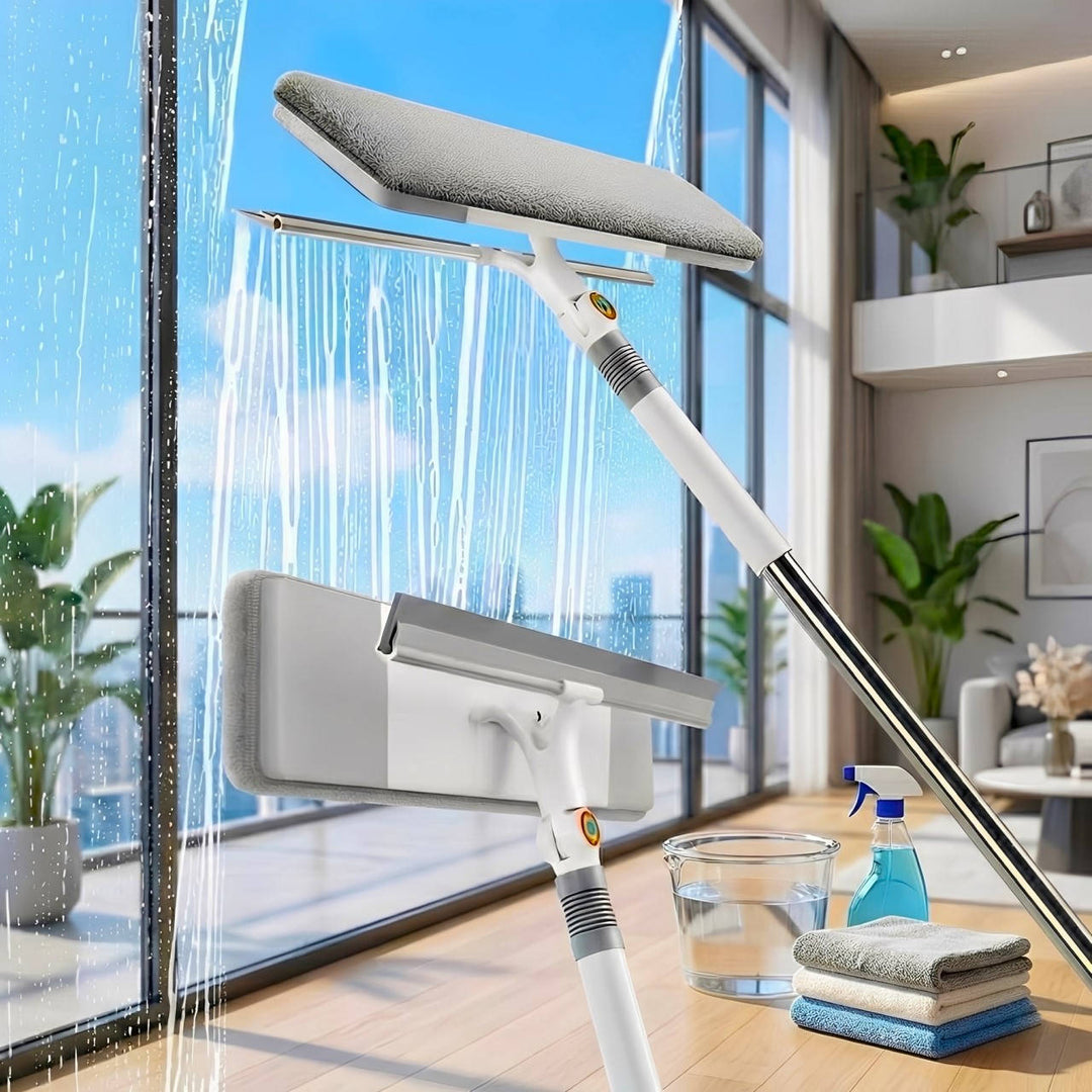 Double-Sided Window Cleaner with Handle