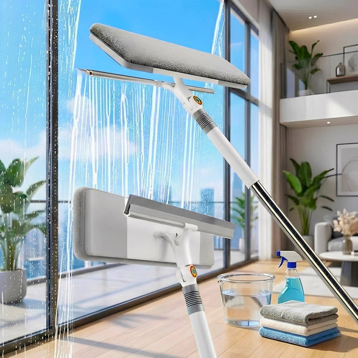 Double-Sided Window Cleaner with Handle