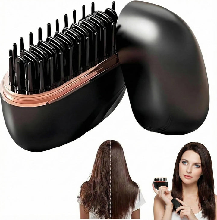 Wireless Mini Hair Straightener Comb Portable Compact Design - Lenila