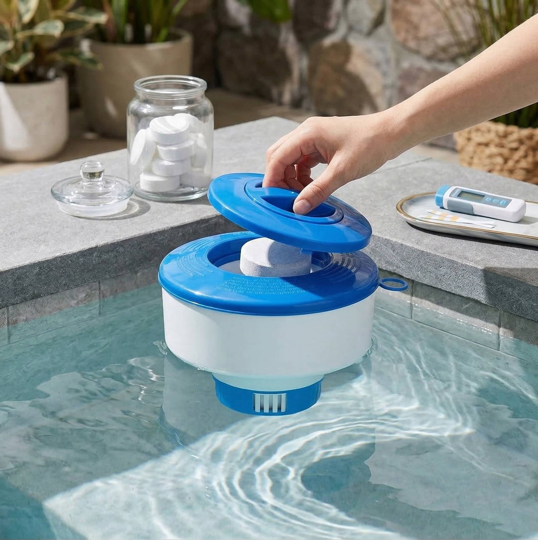 Adjustable Floating Chlorine Dispenser for Pools and Spas - Lenila
