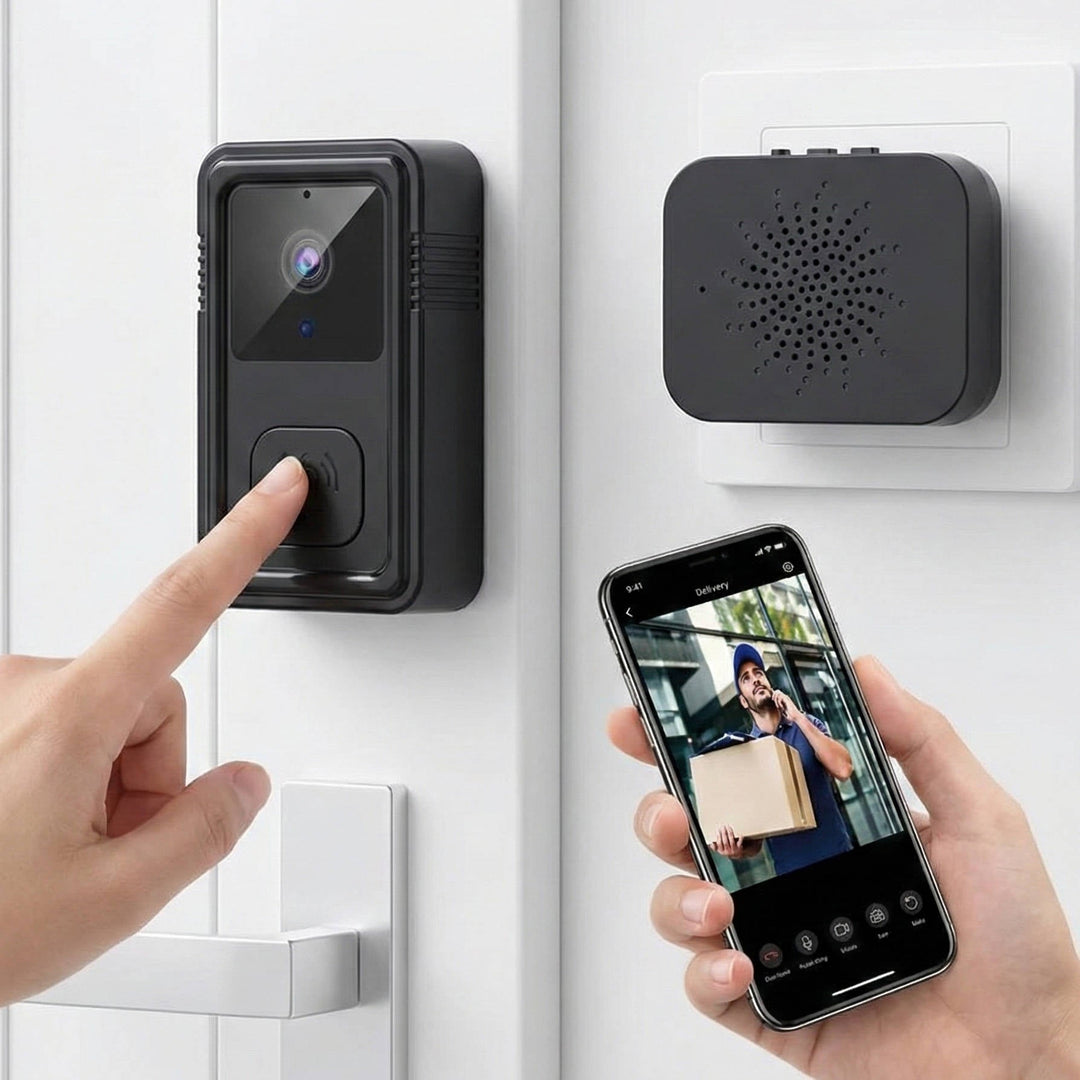 Wireless Video Doorbell with 1080P HD Camera Two-Way Audio - Lenila