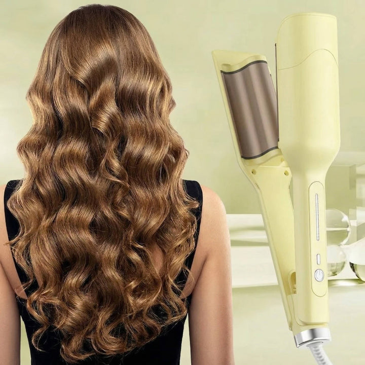 Hair Curling Iron with Deep Wave Barrel
