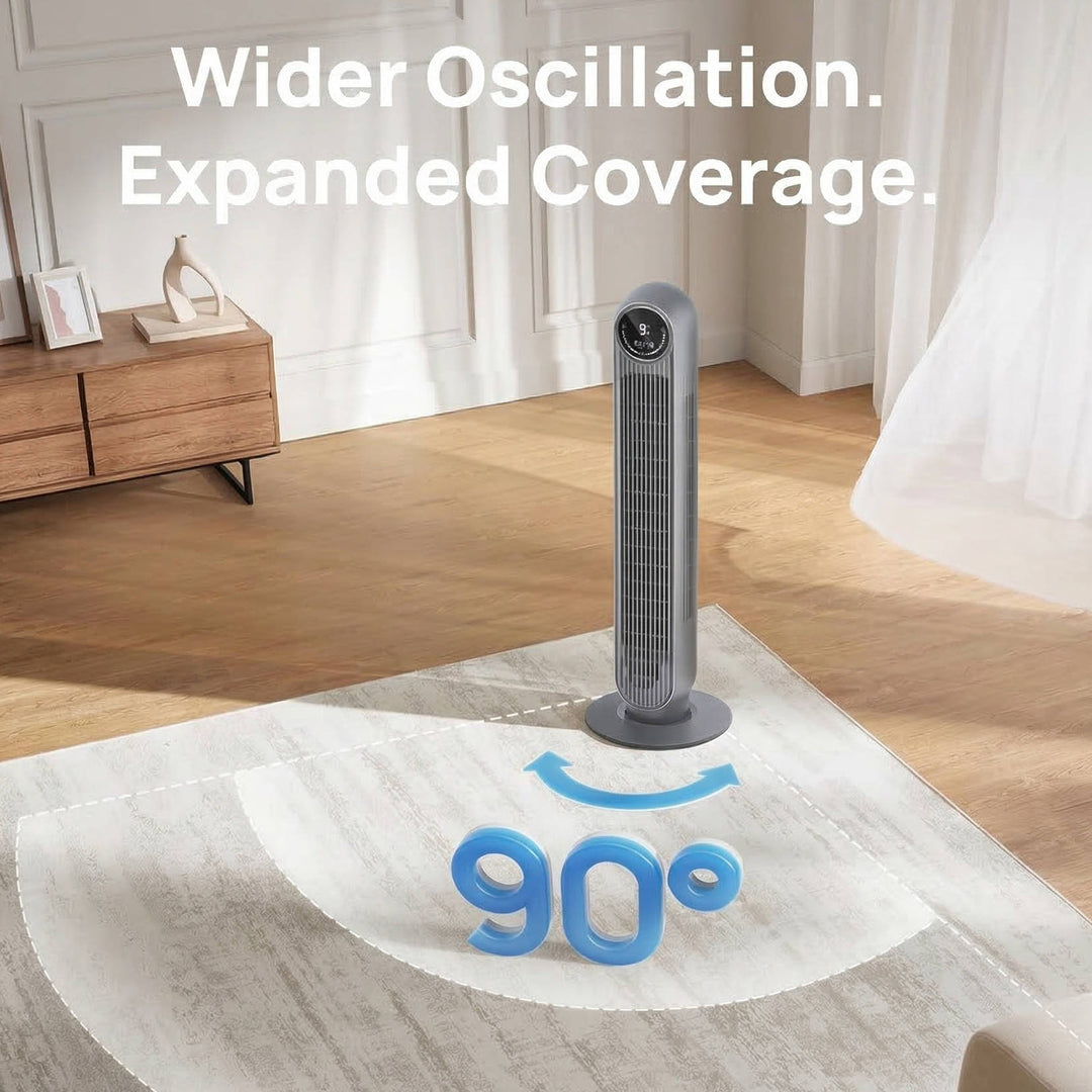 Portable Air Conditioner Bladeless Tower Fan Ultra Quiet Multiple