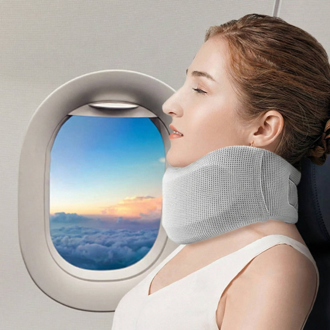 Unisex Neck Brace Soft Foam with Replacement Cover for Sleeping - Lenila