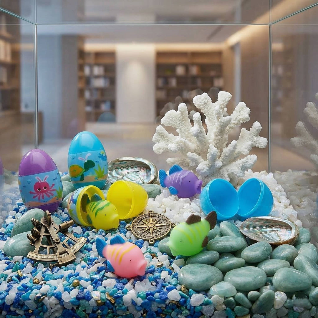 Kids Plastic Squirt Toy Easter Eggs Filled for Egg Hunt