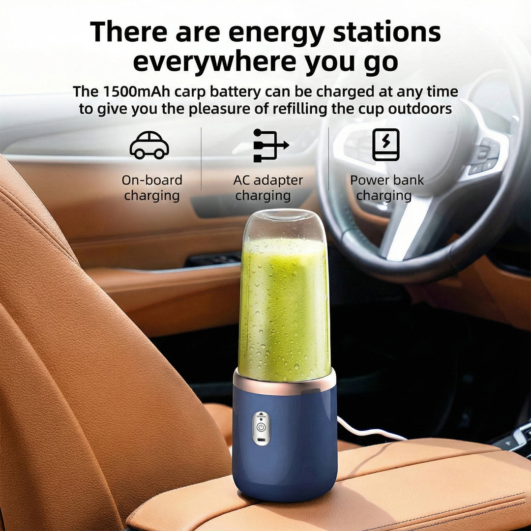 Portable USB Rechargeable Juicer Blender Electric Fruit Smoothie Maker