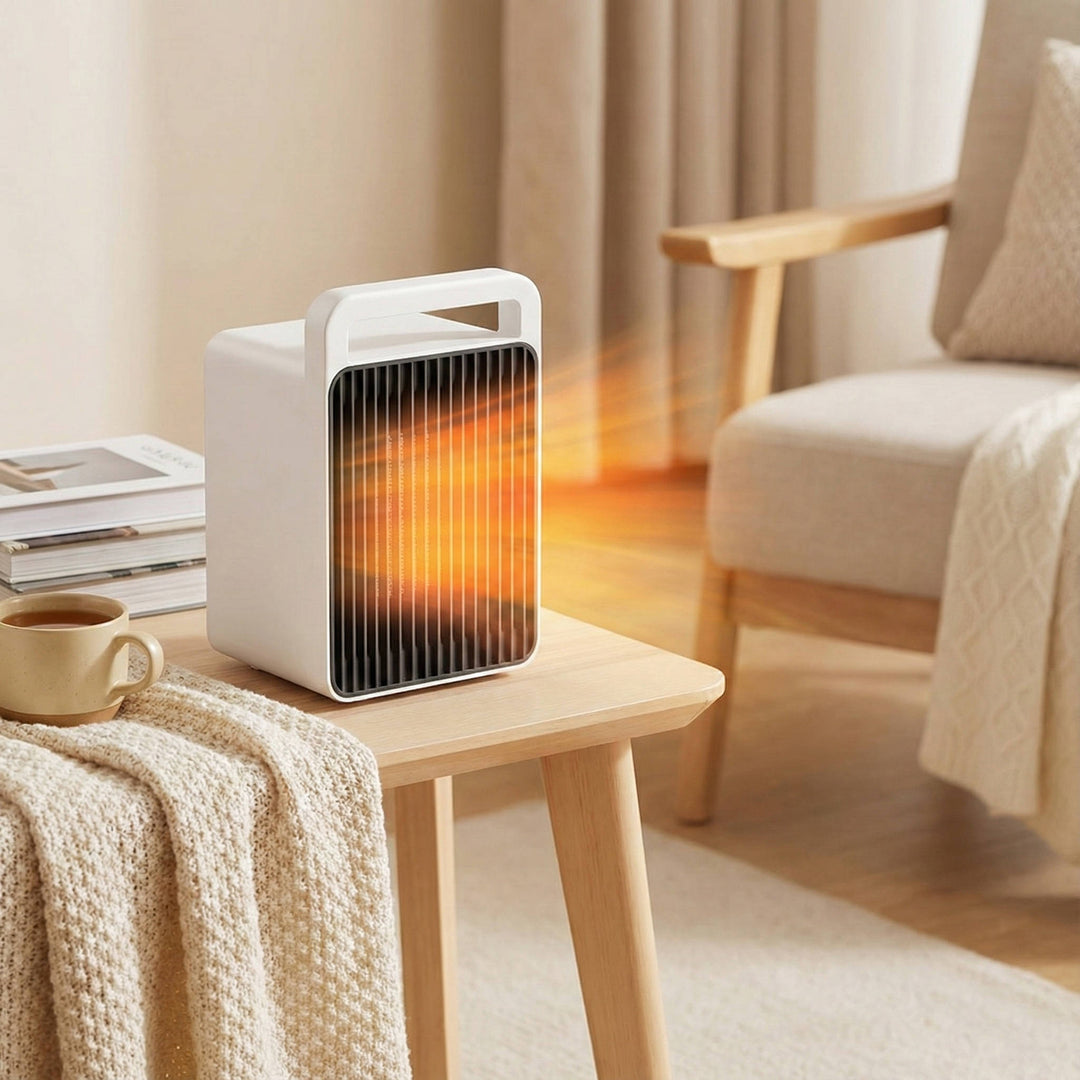 Portable Electric Heater 600W Compact Fast Heating
