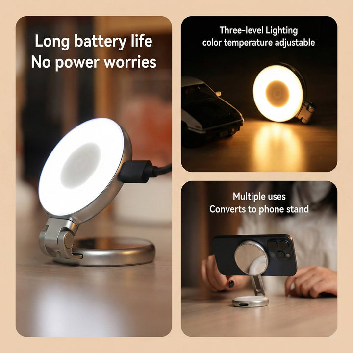 Universal Phone Camera Grip Magnetic Bluetooth Shutter Dslr Style