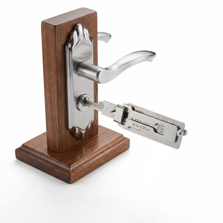 Locksmith Tool with Lock Decoding and Picking Features