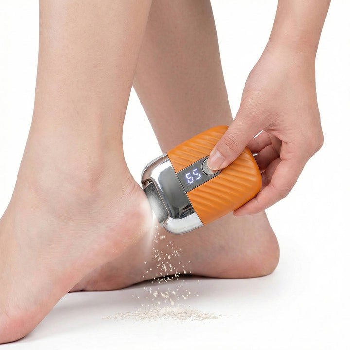 Electric Foot Scrubber Callus Remover USB Rechargeable Dual Speed - Lenila