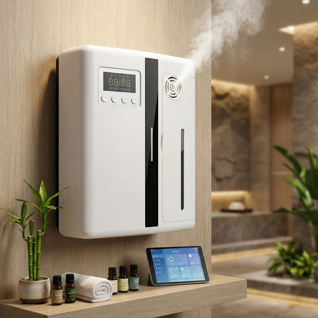 Wall Mounted Smart Bluetooth Aroma Diffuser Ultrasonic Quiet - Lenila