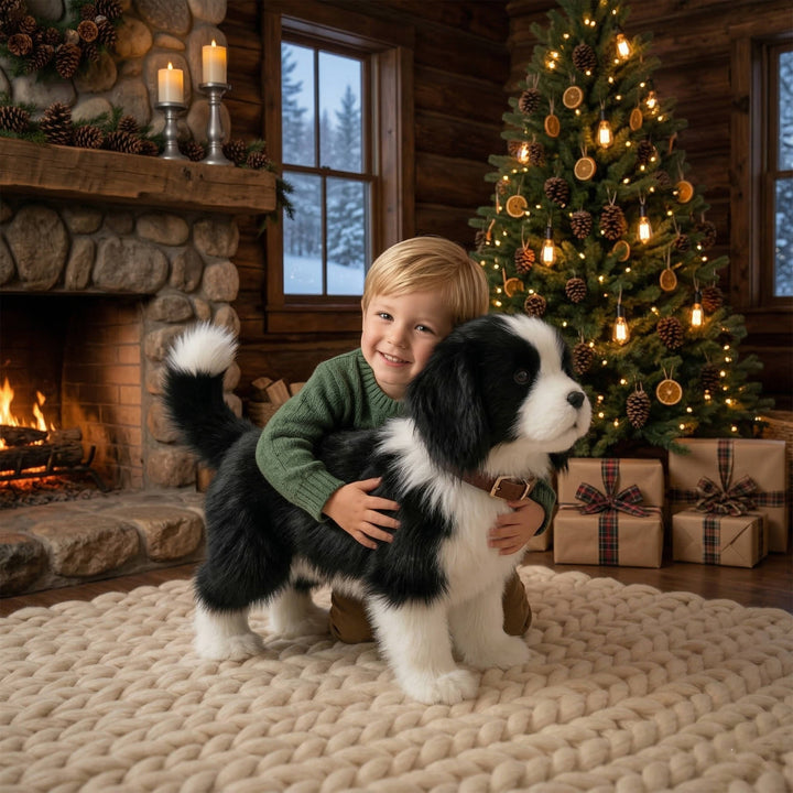 Interactive Robot Dog Walking Barking Wagging Toy
