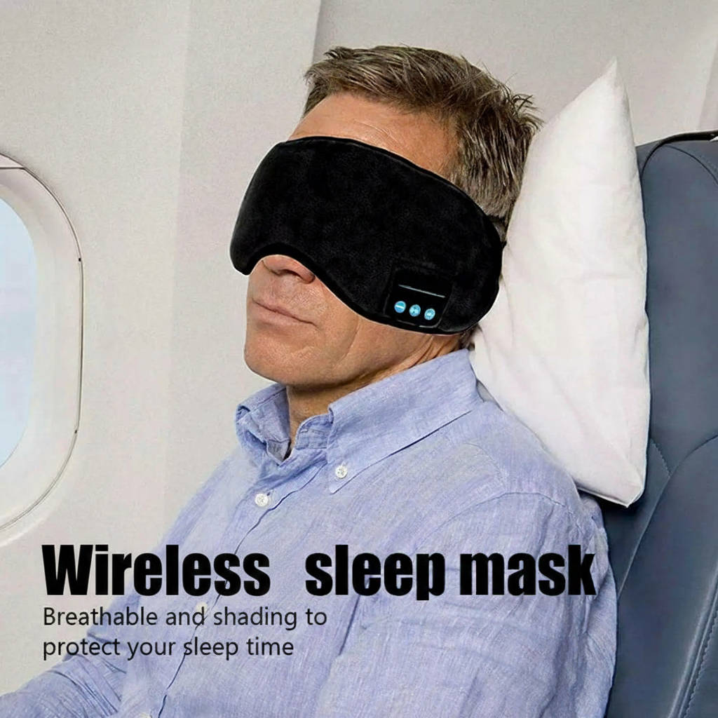 Wireless Sleep Headphones with 3D Mask Design