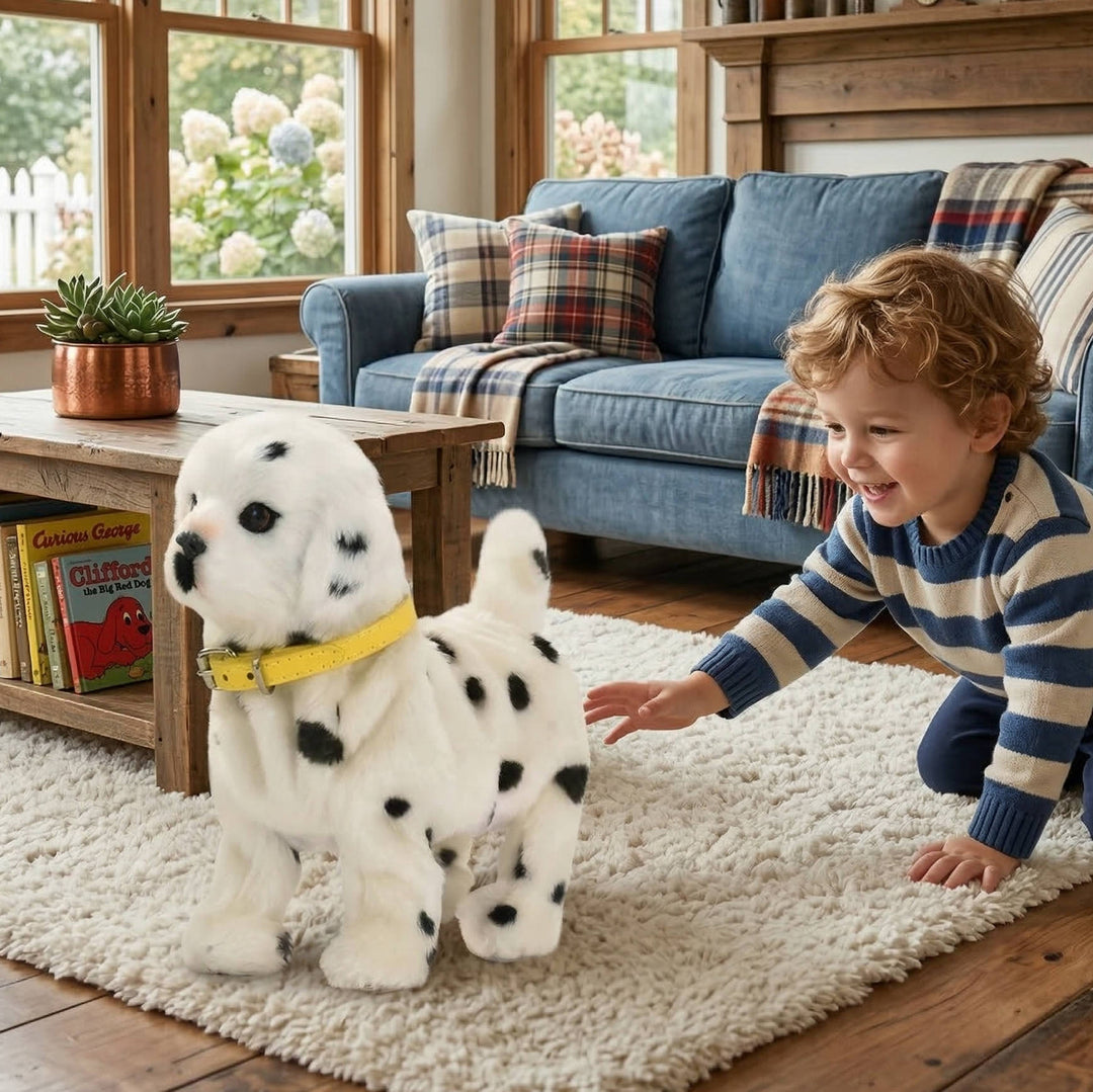 Interactive Robot Dog Walking Barking Wagging Toy