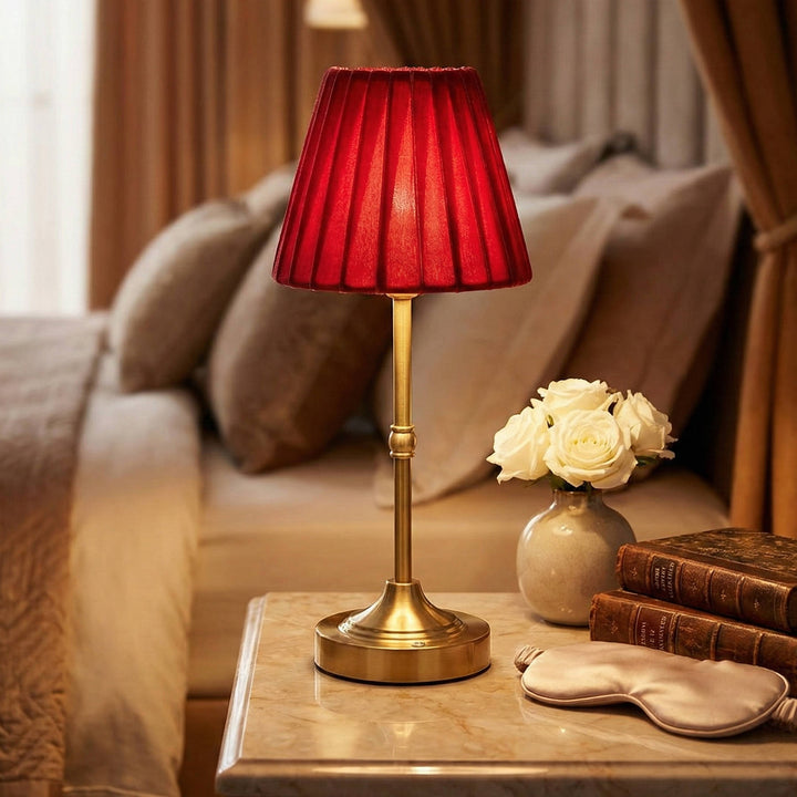 Rechargeable Touch LED Table Lamp Vintage Style - Lenila
