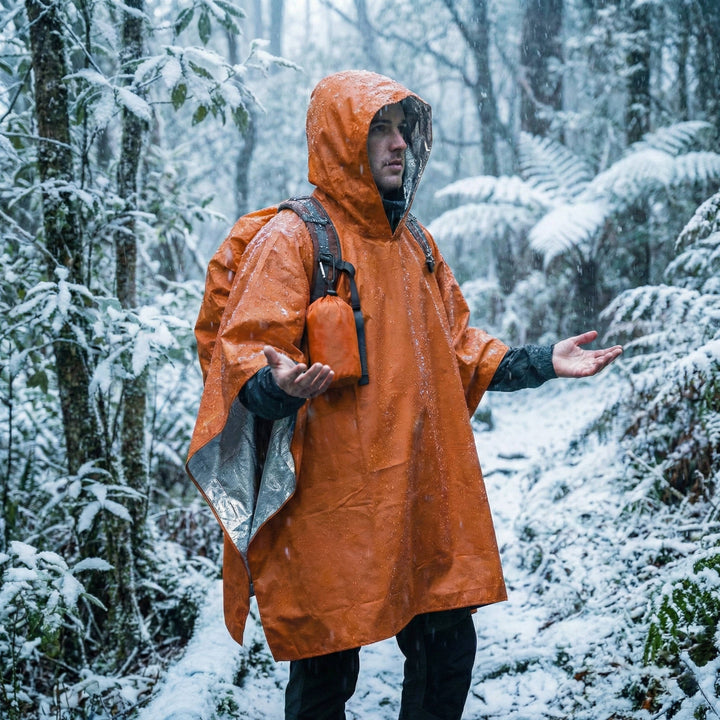 Raincoat Poncho Waterproof Loose Fit