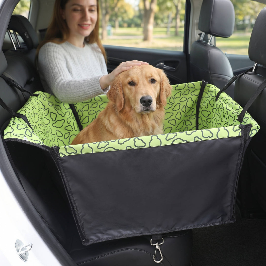 Pet Waterproof Polyester Dog Car Seat Cover Rear Hammock Mat - Lenila