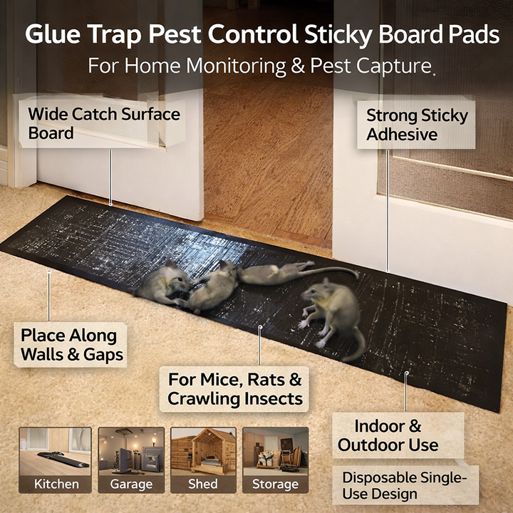 Sticky Pest Control Boards High Viscosity Adhesive Waterproof Base