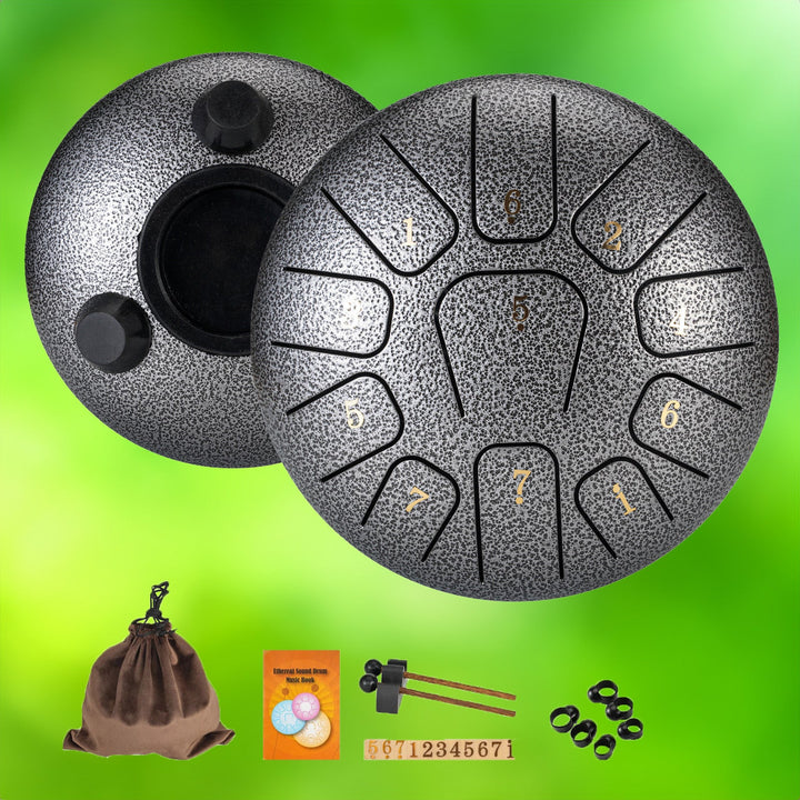 Steel Tongue Drum Musical Instrument with Notes