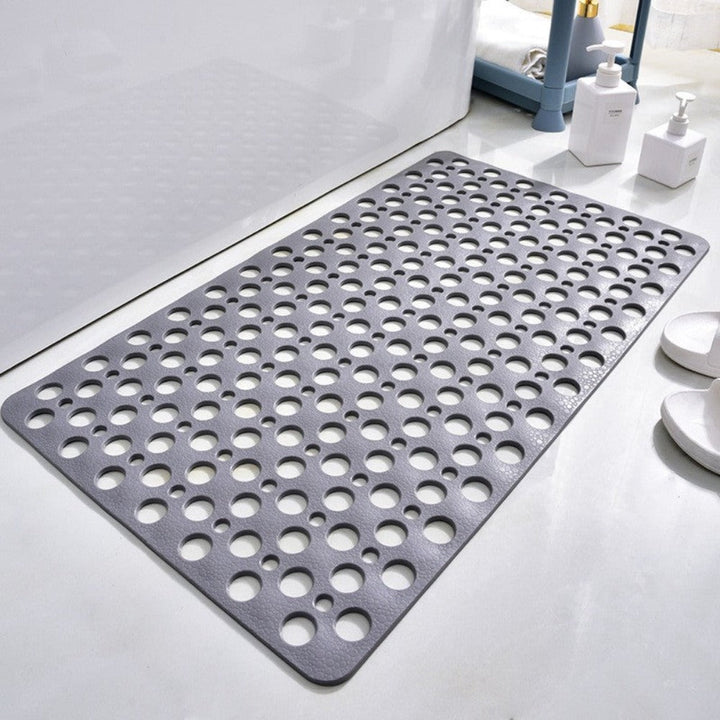 Non-Slip Shower Mat with Suction Cups and Drainage Holes 16x28 Inch