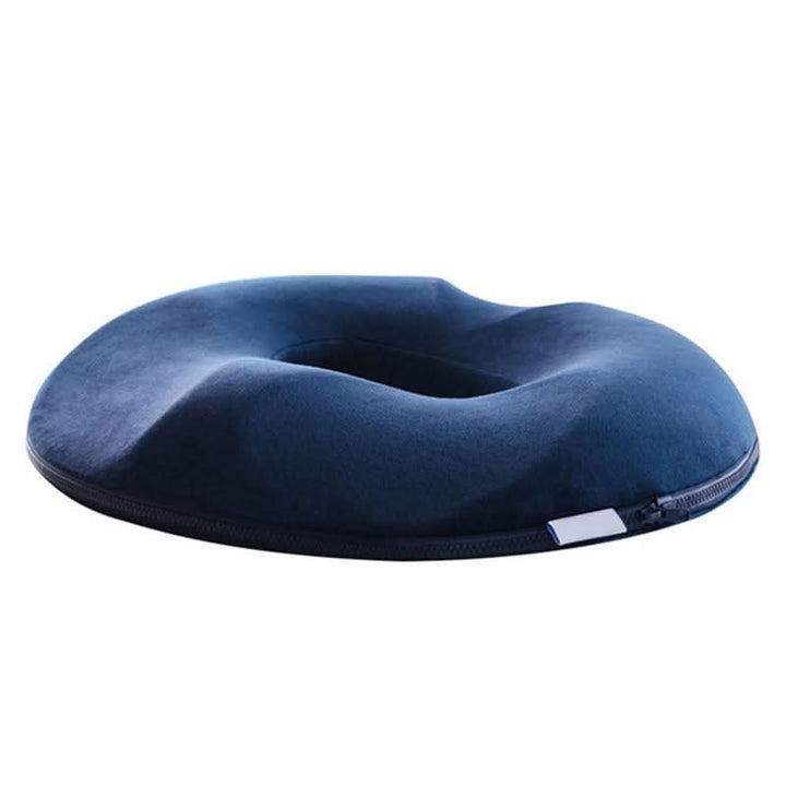 Donut Cushion with Memory Foam Core Non-Slip Bottom Machine Washable