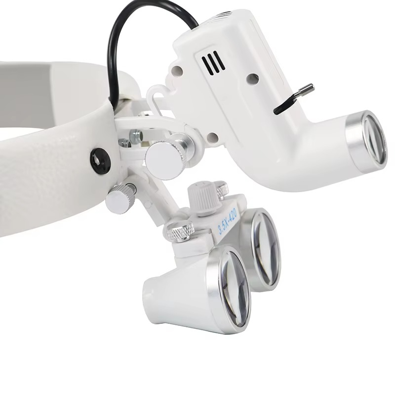 LED Headlamp with Magnifying Loupes 5W Precision Work