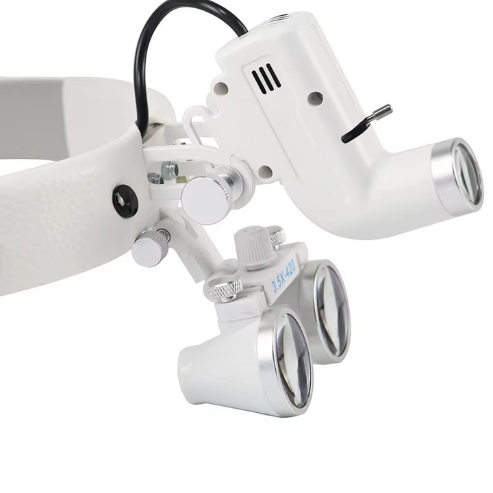 LED Headlamp with Magnifying Loupes 5W Precision Work