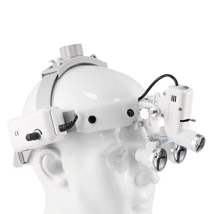 LED Headlamp with Magnifying Loupes 5W Precision Work - Lenila