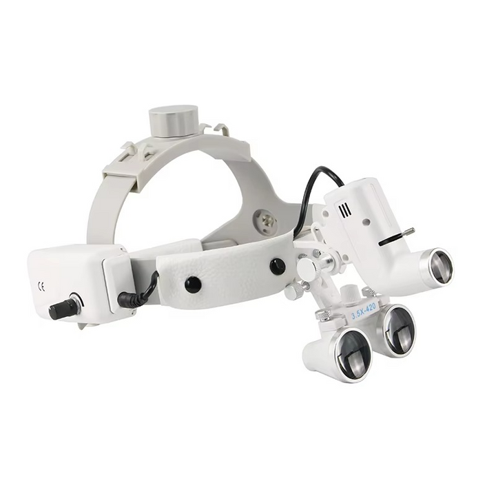 LED Headlamp with Magnifying Loupes 5W Precision Work