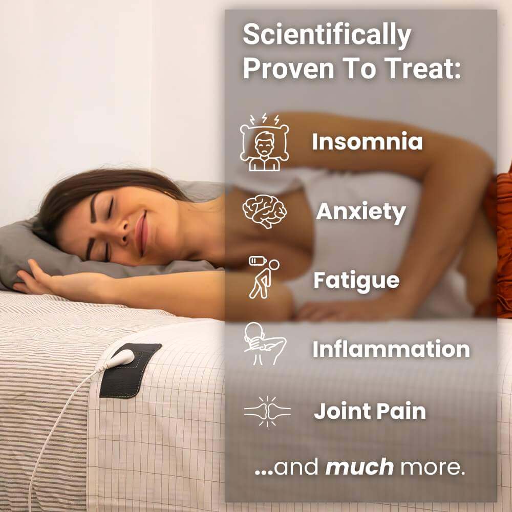 Grounding Bed Sheet Breathable Fabric with Detachable Cord