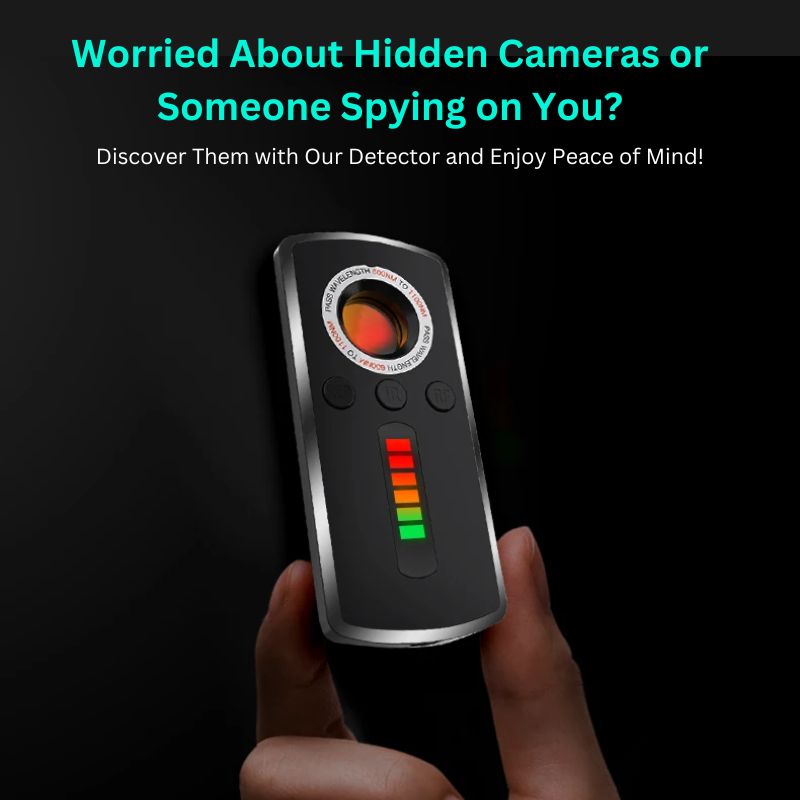 Hidden Camera Detector with Multiple Detection Modes