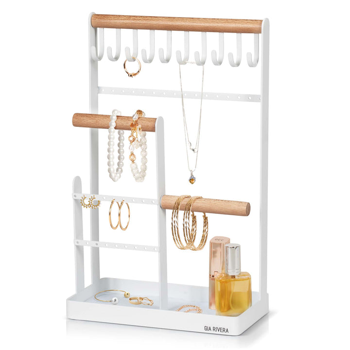 Jewelry Stand Holder Metal with Hooks